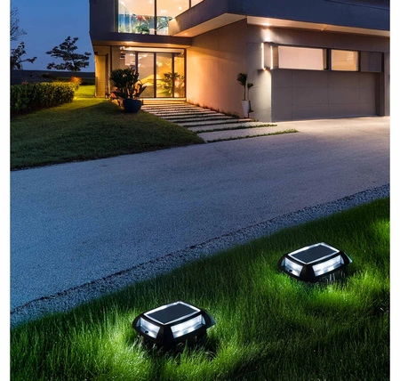 Lampa Solarna LED Wbijana Ogrodowa Najazdowa Ścienna Gruntowa LSOL-064 LEDLUX