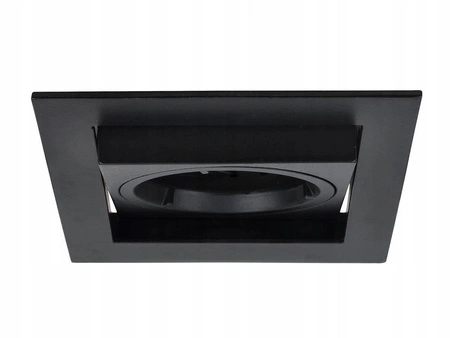 Oprawa Halogenowa Sufitowa D- 001 Czarna MR16 GU10 Kwadrat LEDLUX