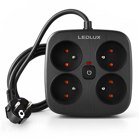 Przedłużacz Listwa Zasilająca Sieciowa Włącznik 4 Gniazda 230V 3M
