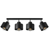 Lampa Sufitowa LX- 1195 Czarna 4x E27 LEDLUX