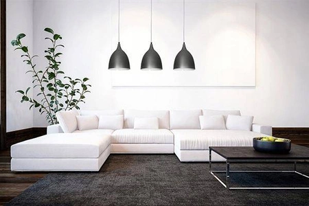 Lampa Wisząca LX- 1000 Czarna 3x E27 LEDLUX