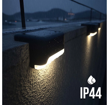 Lampa Solarna LED schodowa ogrodowa wodoodporna na taras zewnętrzna LSOL-012 LEDLUX