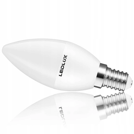 Żarówka LED E14 B35 8W = 75W 700lm 3000K biała ciepła LEDLUX
