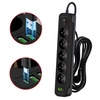 Przedłużacz Listwa Zasilająca Sieciowa 5 Gniazd 230V 3M 3x USB Ładowanie