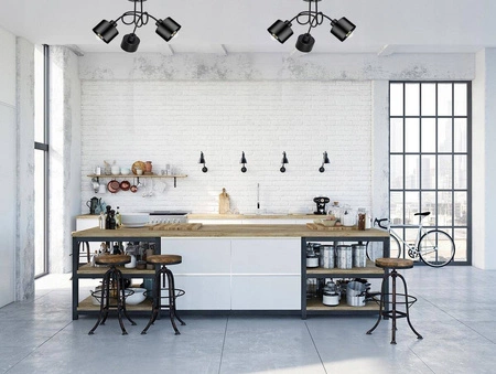 Lampa Sufitowa LX- 1126 Czarna 3x E27 LEDLUX