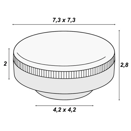 Żarówka LED GX53 12W 1100 lm Energooszczędna Mocna biała neutralna 4000K LEDLUX