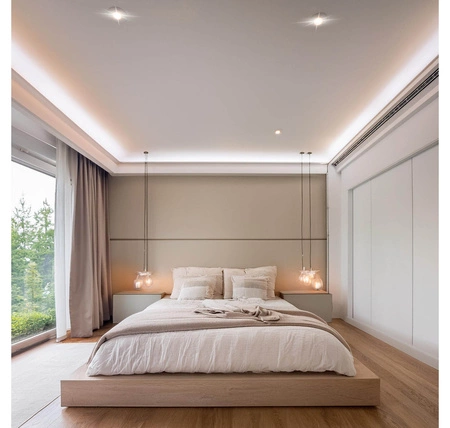 Oprawa halogenowa podtynkowa LED Gu10 Szklana Lustrzana KRYSZTAŁ regulowana CT-6003 CLEAR LEDLUX