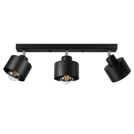 Lampa Sufitowa LX- 1031 Czarna 3x E27 LEDLUX