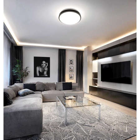 Plafon Lampa Sufitowa LX- 924 Czarny 2x E27 LEDLUX