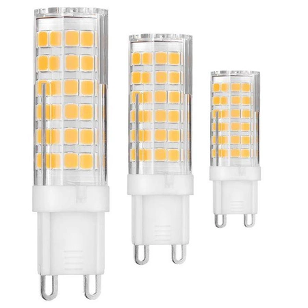 Żarówka LED G9 6W = 60W 580lm 6000K biała zimna LEDLUX