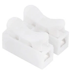 Złączka instalacyjna szybkozłączka Biała 2P Przelotowa LEDLUX