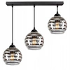 Lampa Wisząca LX- 1230 Czarna 3x E27 LEDLUX