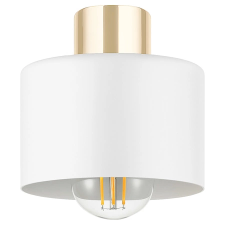 Lampa Sufitowa LX- 1020 Biała + Złoto 3x E27 LEDLUX