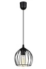 Lampa Wisząca LX- 1047 Czarna 1x E27 LEDLUX