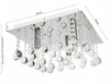 Lampa Sufitowa LX- 1009 Kryształ 3x E14 LEDLUX