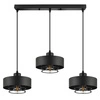 Lampa Wisząca LX- 1186 Czarna 3x E27 LEDLUX