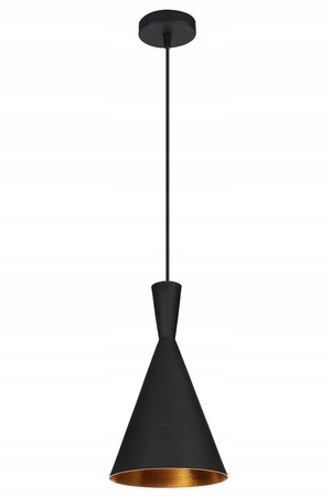 Lampa Wisząca PT413-C Czarna 1x E27 LEDLUX