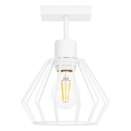 LAMPA SUFITOWA LED Wisząca Biała LOFT Modern do salonu Premium LX1021