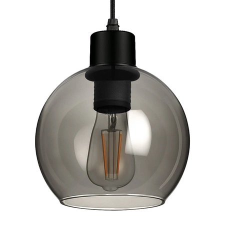 Lampa Wisząca LX- 1136 Czarna 1x E27 LEDLUX