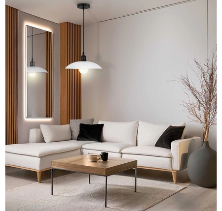 Lampa Sufitowa Żyrandol LED Loft Edison biała metalowa nowoczesna do Salonu PT- 607 Biała 1x E27 LEDLUX