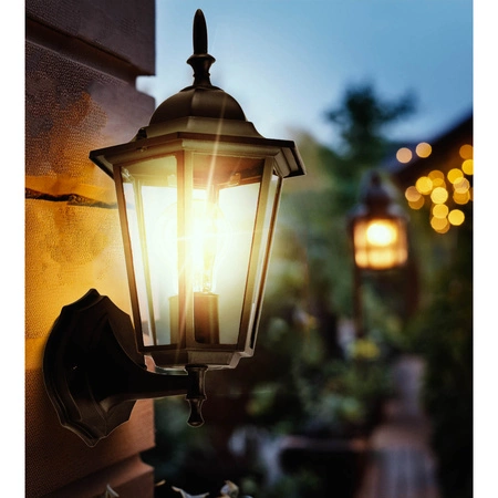 Lampa elewacyjna LED zewnętrzna kinkiet ogrodowy LATARNIA Nowoczesna E27 LEL-0005 LEDLUX