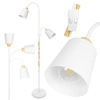 Lampa Podłogowa stojąca 2xE27 nowoczesna Regulowana do salonu Loft LPD-005 WHITE E27 LEDLUX