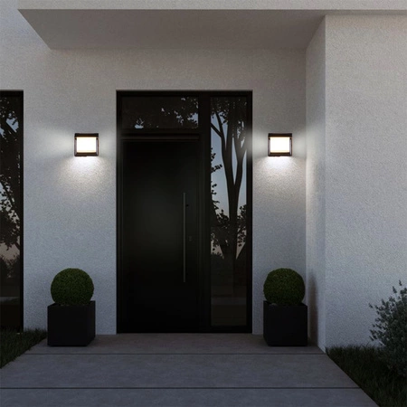 Kinkiet Ogrodowy Lampa Elewacyjna Zewnętrzna LX- 9116 Czarny LEDLUX