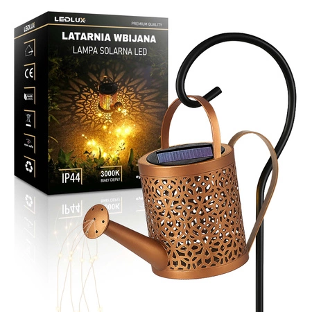 LAMPA SOLARNA KONEWKA SOLAR OGRODOWA DEKORACYJNA do OGRODU Latarnia Wbijana LSOL-054 LEDLUX