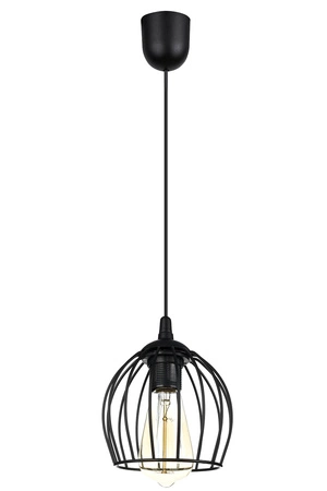 Lampa Wisząca LX- 1047 Czarna 1x E27 LEDLUX