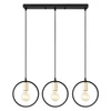 Lampa Wisząca LX-1362 Czarna+ Złoto 3x E27 LEDLUX