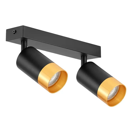 Oprawa Sufitowa Natynkowa Reflektor Listwa LX- 8370-2 Czarny + Miedzianozłoty GU10 LEDLUX