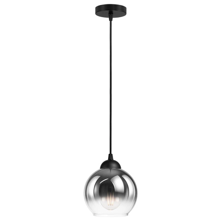 Lampa sufitowa wisząca LED szklana kula dymione szkło E27 GLAMOUR LX1328