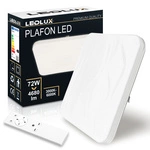 Plafon LED Lampa Sufitowa Natynkowa 72W biała ciepła neutralna Zimna + Pilot LX-914 LEDLUX