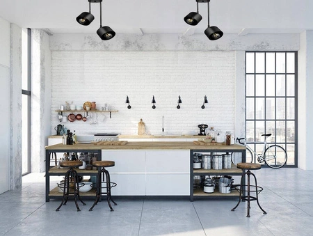 Lampa Sufitowa LX- 1032 Czarna 2x E27 LEDLUX