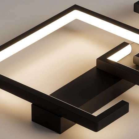 Lampa Sufitowa LED Wisząca nowoczesna żyrandol plafon 50W CCT Remote pilot LX960