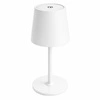 Lampa wewnętrzna zewnętrzna Lampka na taras ogródek stół LED USB Bezprzewodowa Biała LB-001 WHITE