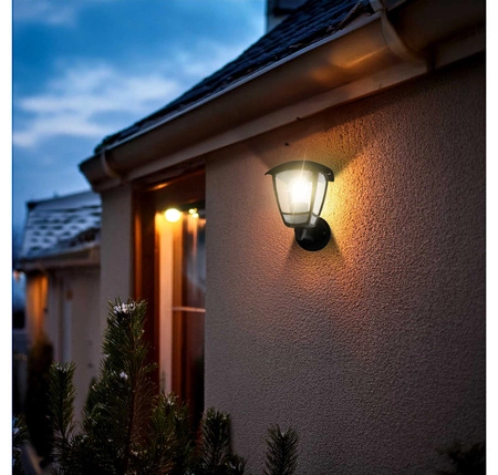 Kinkiet Ogrodowy Lampa Elewacyjna Zewnętrzna Latarnia LX- 9120 Czarny LEDLUX