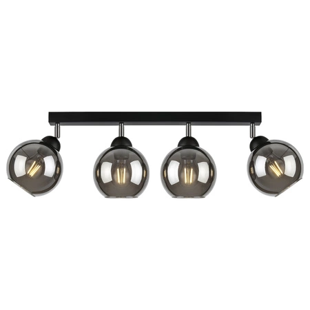 Lampa Sufitowa LX- 1194 Czarna 4x E27 LEDLUX