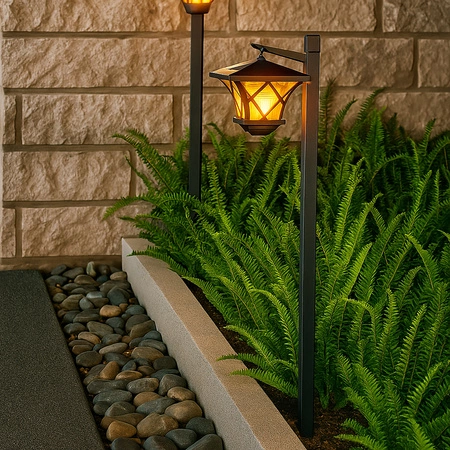 Lampa Solarna Ogrodowa LED Zewnętrzna 1,5m Latarnia Wbijana Słupek ogrodowy LSOL-007 LEDLUX