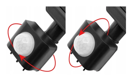 Halogen reflektor naświetlacz LED 50W z czujnik ruchu zmierzchu zewnetrzny LNA-03 PIR biała neutralna LEDLUX