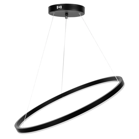 Lampa Sufitowa Wisząca LED Okrągła LX- 919 38W Czarna biała neutralna LEDLUX