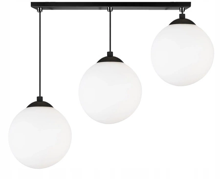 Lampa Wisząca LX- 1286 Czarna 3x E27 LEDLU