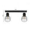 Lampa Sufitowa LX- 1335 Czarna 2x E27 LEDLUX