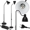 LAMPA Podlogowa E27 LPD-002 BLACK