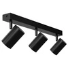 LAMPA SUFITOWA 3xGU10 czarna regulowana SPOT oprawa halogenowa natynkowa OPN-003 3x GU10 BLACK