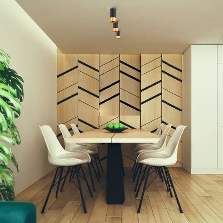 Oprawa Halogenowa Natynkowa LED Sufitowa Tuba GU10 LX-66 CZARNA + ZŁOTA GU10 LEDLUX