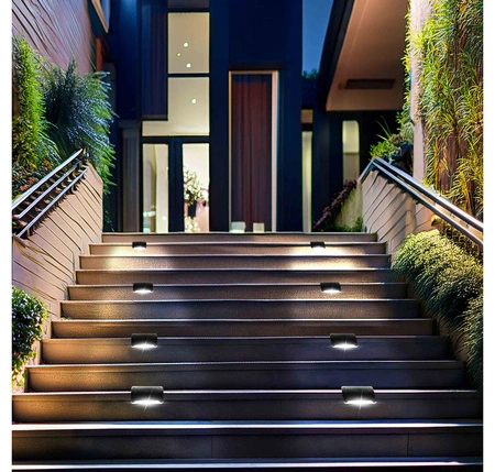 Lampa Solarna LED schodowa ogrodowa wodoodporna na taras zewnętrzna LSOL-012 LEDLUX