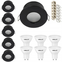 D-06 Czarna 6szt \ 5,5W \ biała zimna