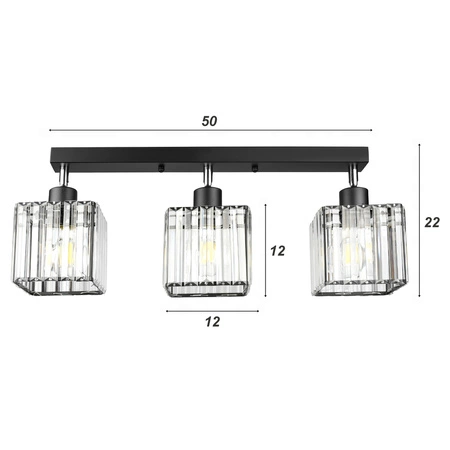 Lampa Sufitowa LX- 1192 3x E27 LEDLUX