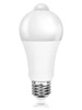 Żarówka LED E27 PIR A60 12W biała neutralna czujnik RUCHU ZMIERZCHU LEDLUX